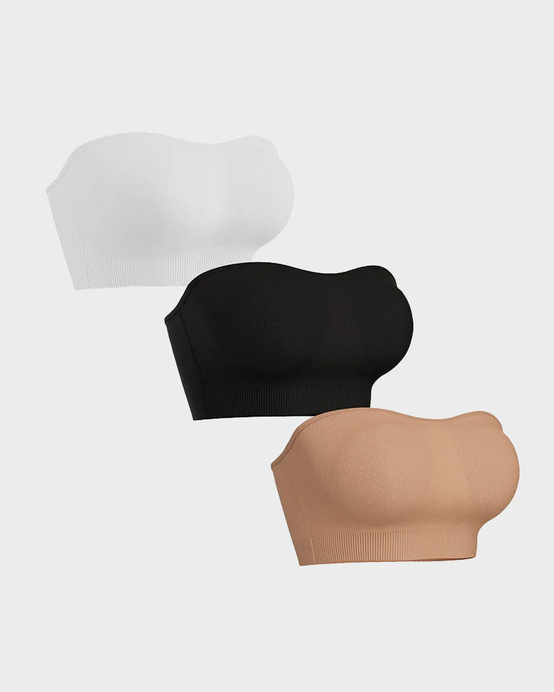💜Non-Slip Bandeau Seamless Wireless Strapless Bra