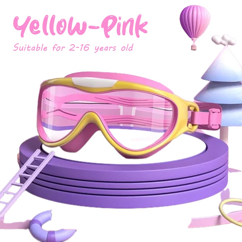 š„HD children's large frame waterproof and anti-fog swimming gogglesš„½