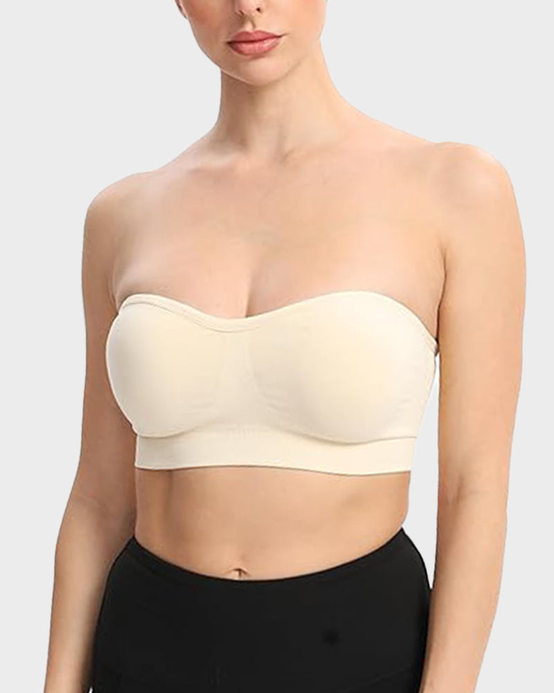 💜Non-Slip Bandeau Seamless Wireless Strapless Bra