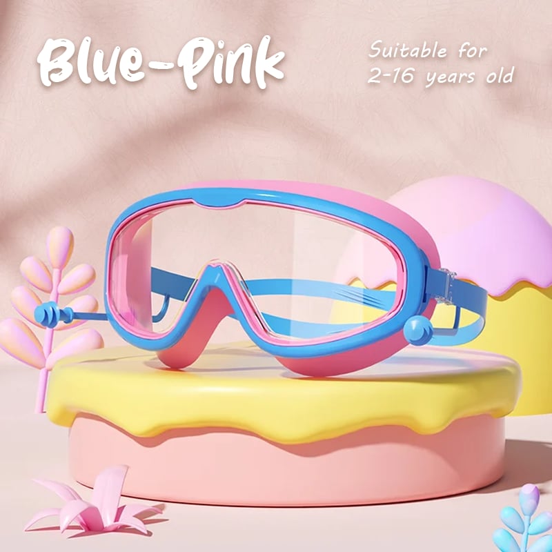 š„HD children's large frame waterproof and anti-fog swimming gogglesš„½
