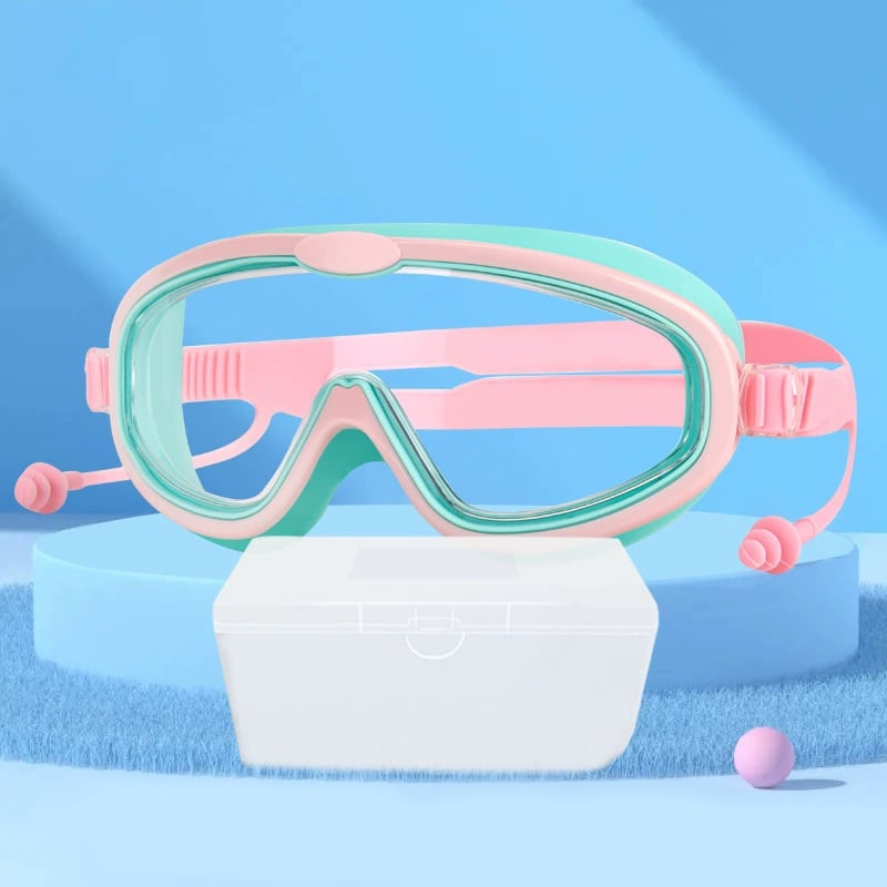 š„HD children's large frame waterproof and anti-fog swimming gogglesš„½