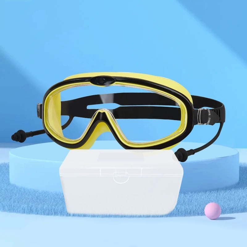 š„HD children's large frame waterproof and anti-fog swimming gogglesš„½