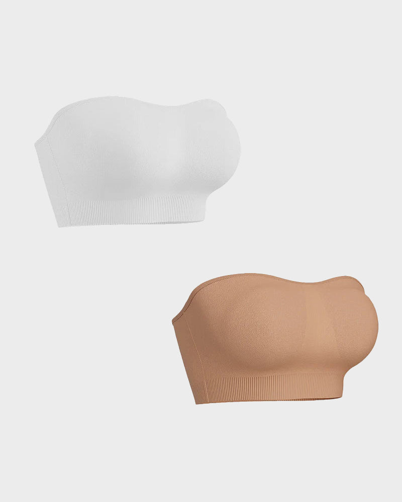 💜Non-Slip Bandeau Seamless Wireless Strapless Bra
