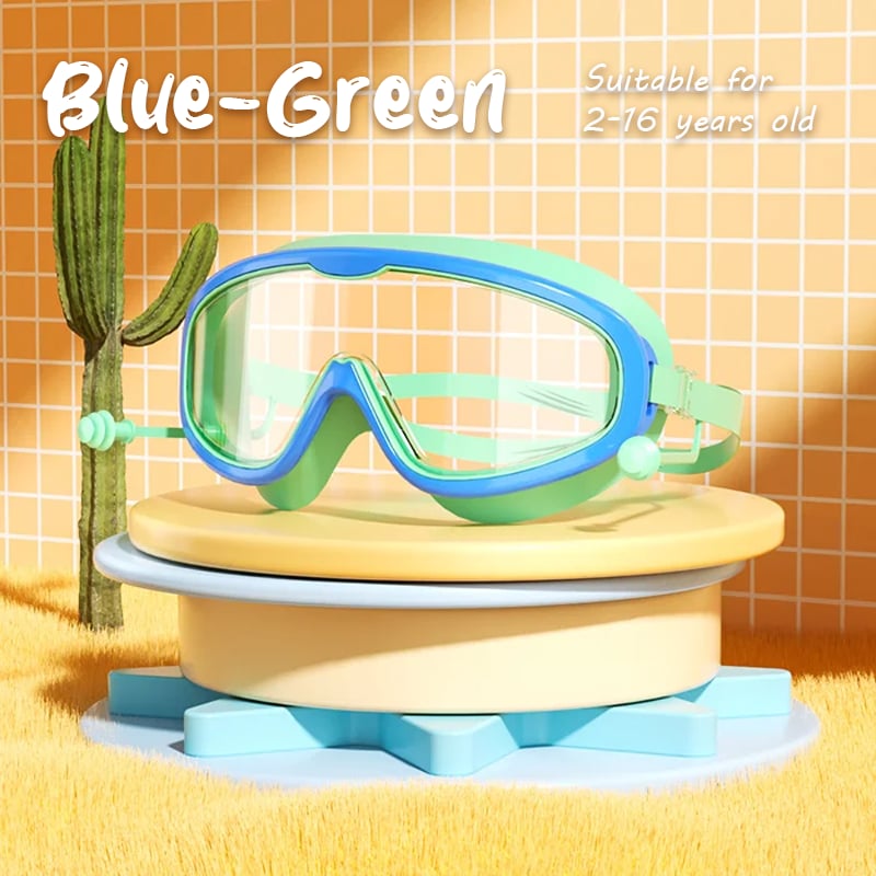 š„HD children's large frame waterproof and anti-fog swimming gogglesš„½