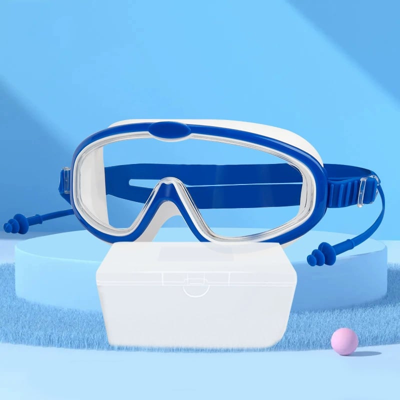š„HD children's large frame waterproof and anti-fog swimming gogglesš„½