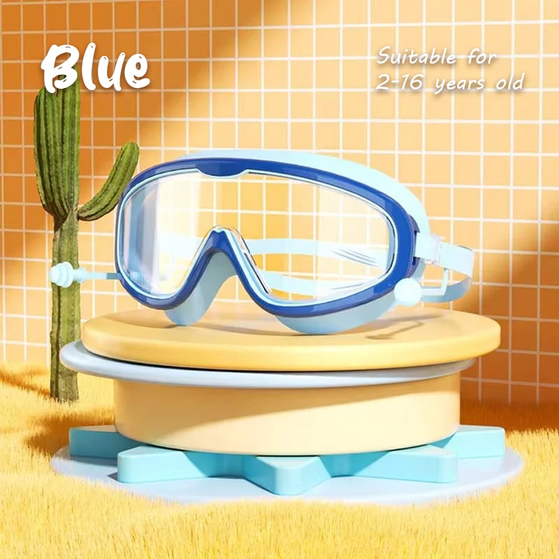 š„HD children's large frame waterproof and anti-fog swimming gogglesš„½