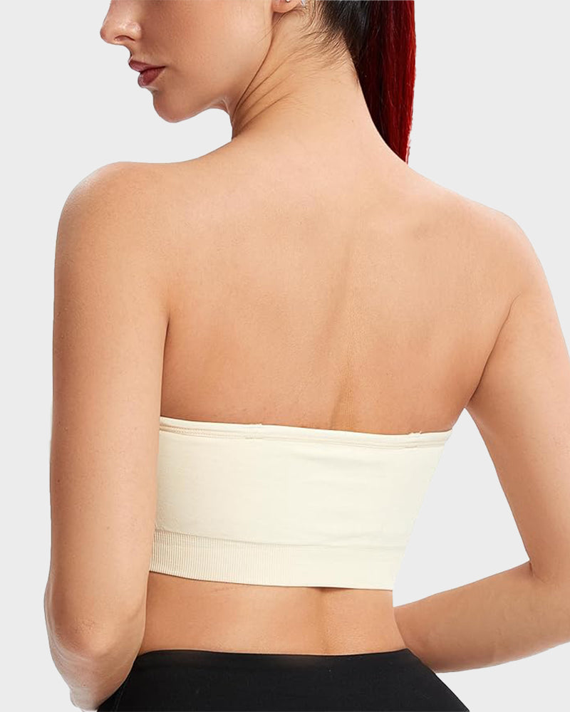 💜Non-Slip Bandeau Seamless Wireless Strapless Bra