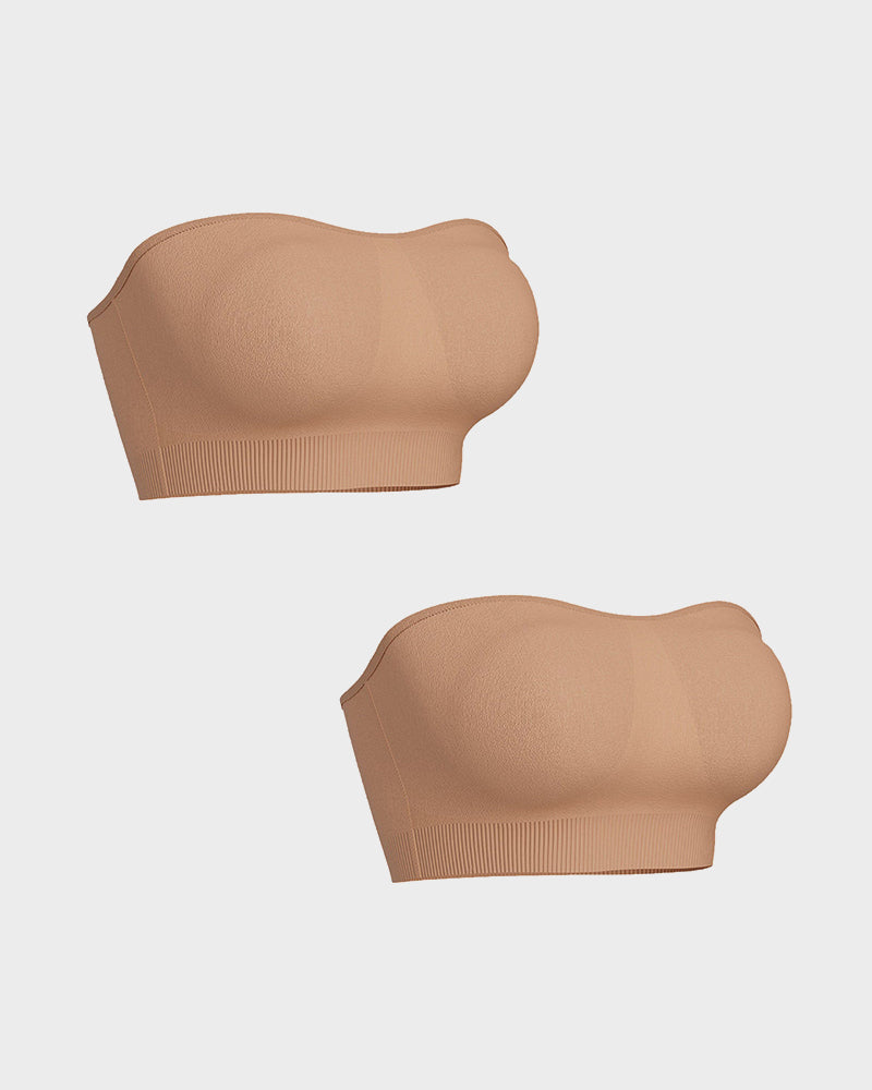 💜Non-Slip Bandeau Seamless Wireless Strapless Bra