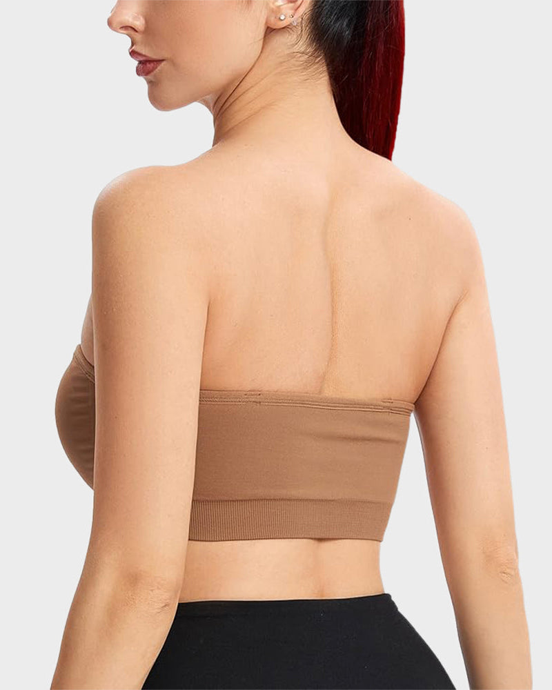 💜Non-Slip Bandeau Seamless Wireless Strapless Bra