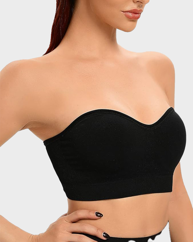 💜Non-Slip Bandeau Seamless Wireless Strapless Bra