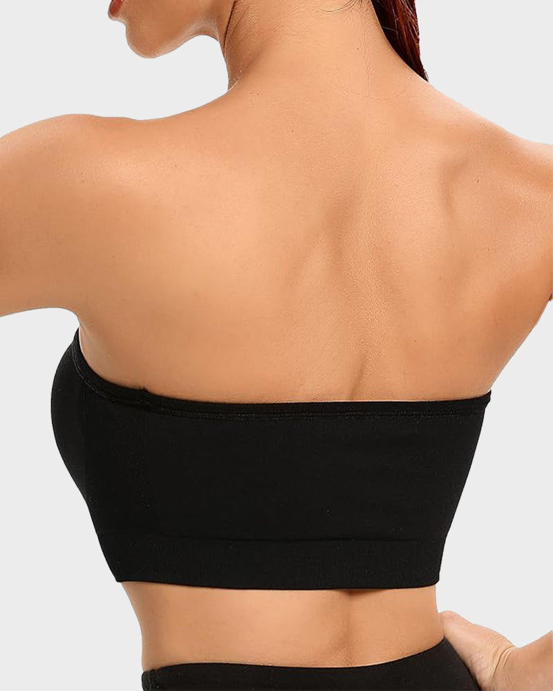 💜Non-Slip Bandeau Seamless Wireless Strapless Bra