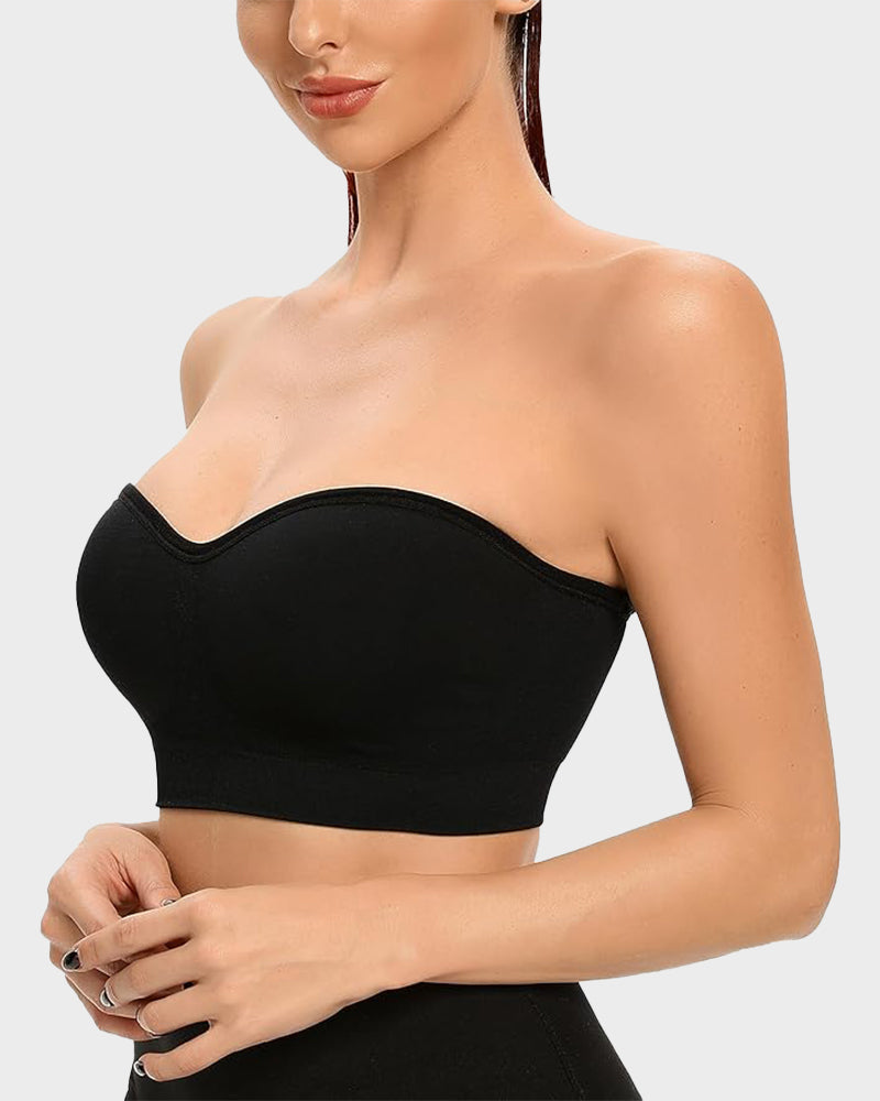 💜Non-Slip Bandeau Seamless Wireless Strapless Bra