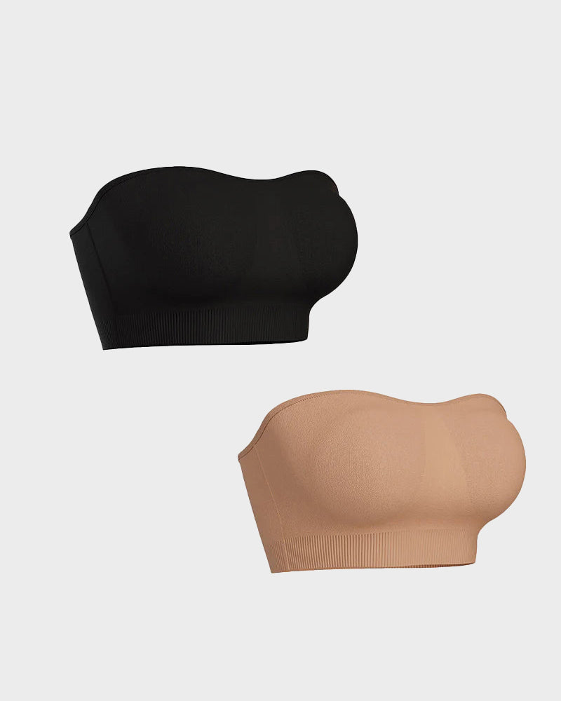 💜Non-Slip Bandeau Seamless Wireless Strapless Bra